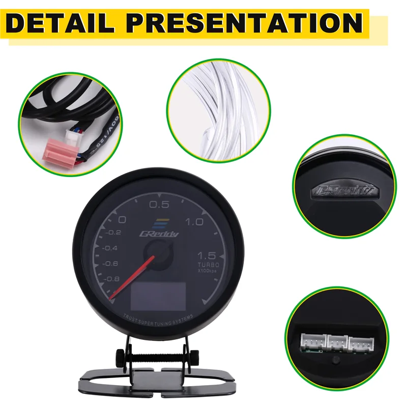 

ЖК-цифровой дисплей, автомобильный датчик, автомобильные турбинные часы, датчик температуры масла, автомобильный датчик, турбинный измеритель