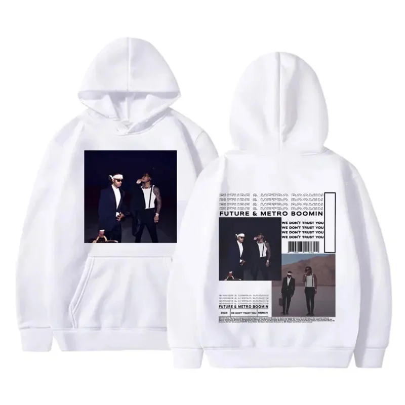 Rapper Future and Metro Boomin We Don't Trust You Album Graphics Hoodie Male Fashion Hip Hop Sweatshirts Male Oversized Hoodies