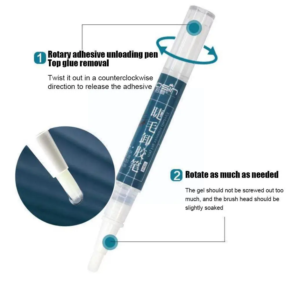Piantare ciglia finte rimozione Gel innesto ciglia rimozione colla insapore estensioni ciglia penna Gel Transplan T8p0