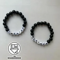 Voglio essere il tuo set di braccialetti coordinati per scimmie artiche fatti a mano