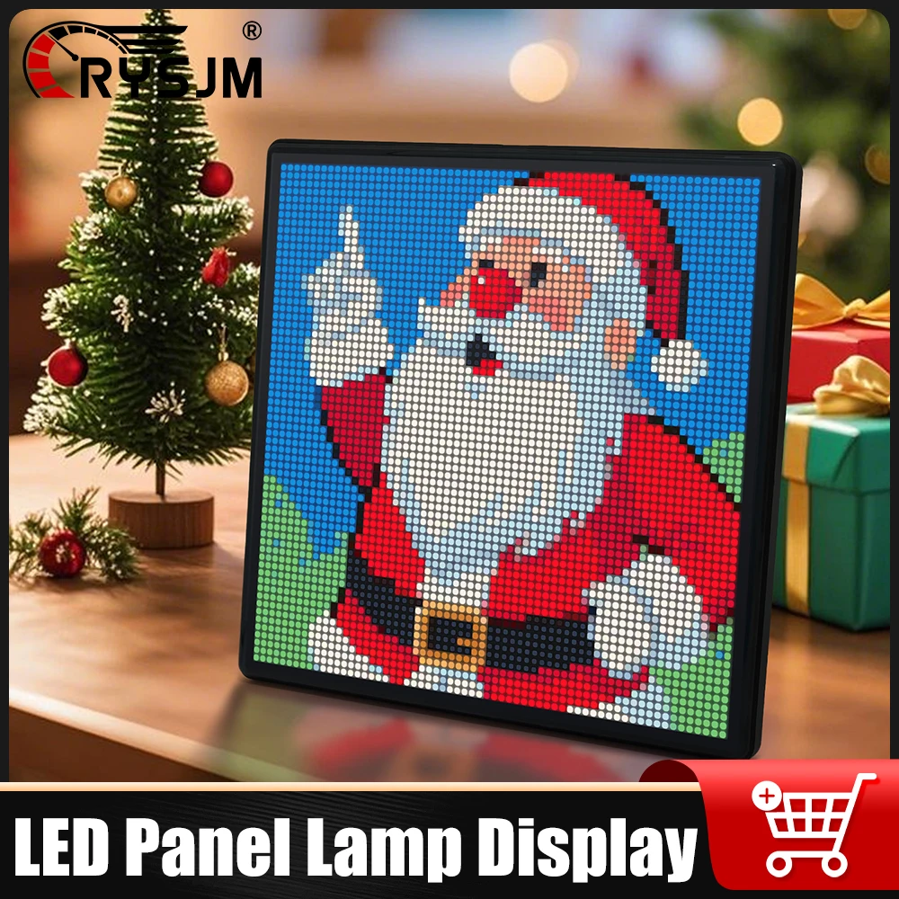 

DIY LED Pixel Display RGB LED Panel Lamp Programmable Pixel Art Digital Light Display with APP Control Creative Display Screen