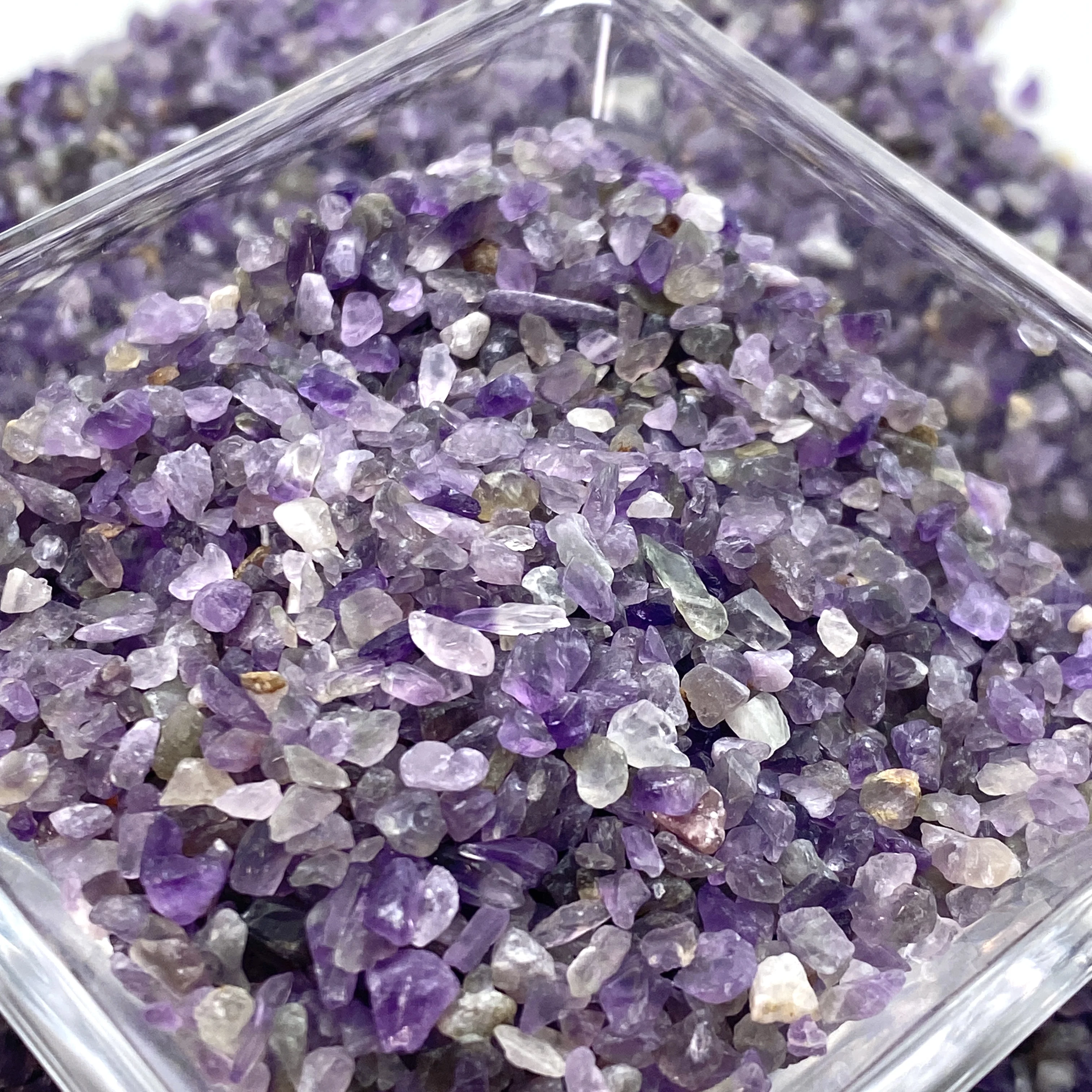 50 g/100 g/sac pierre naturelle améthyste matériel cristal gravier pierre puces minerai minéraux Reiki spécimen pierres précieuses Aquarium décor