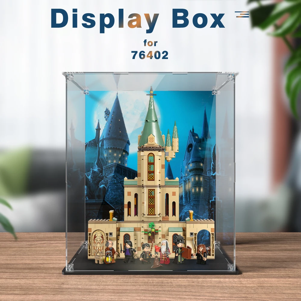 Display box for lego 76402 display case for Dumbledore’s Office building block dustproof clear showcase toy bricks storage box