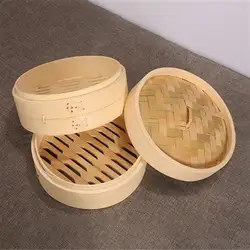 Chinese Steamer Bamboo Steamer Home Wooden Bamboo Steamer Kitchen Cooking Tools Cage For Cooking Dumplings And Bao Buns Steamer