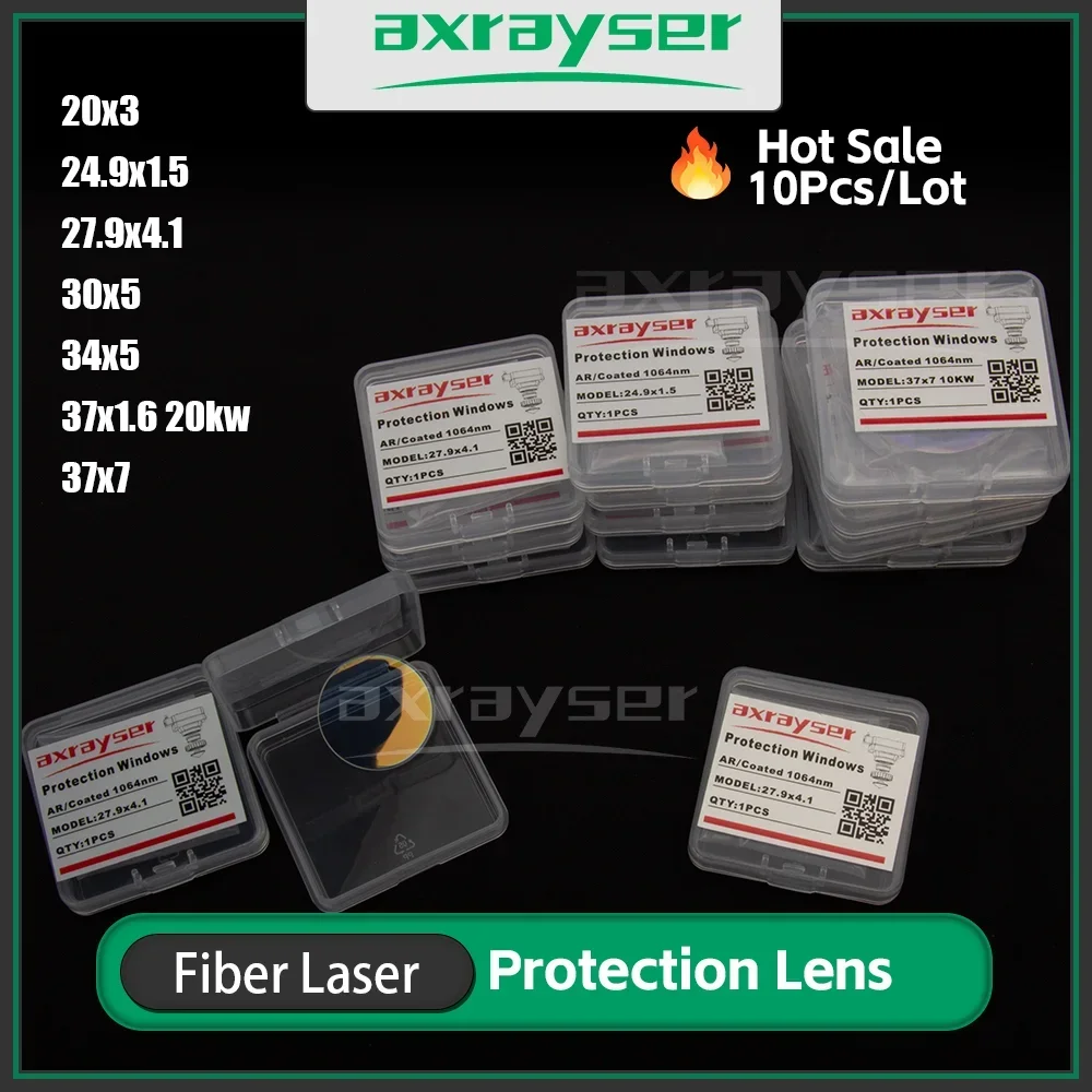 Axrayser Fiber Laser Protection Lens Protective Windows for RAYTools Bodor Boci WSX SUP QIlin Cutting Welder Optical Lens