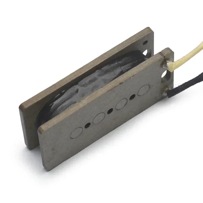 Precision Alnico 5 4-String Bass Pickup High Output-11.5K for P Bass With Grey Fiber Bobbin and Brown Enamelled Wire