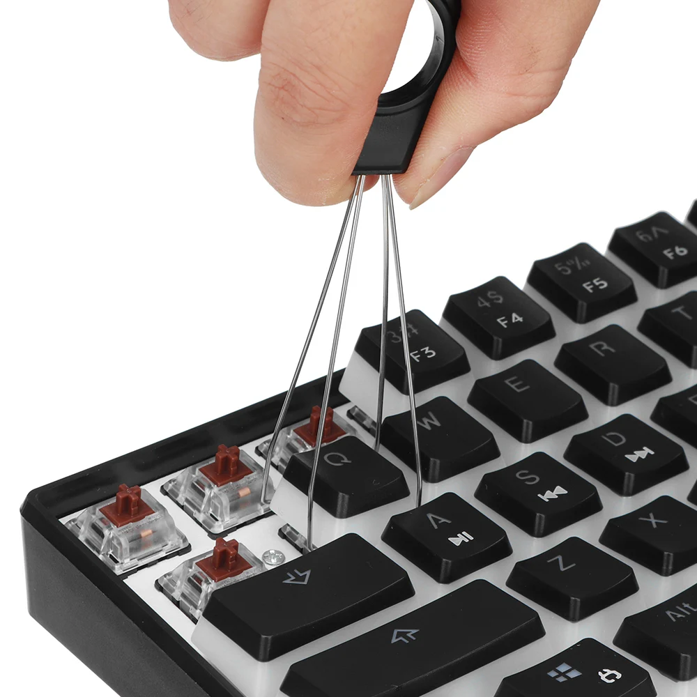 Imagem -06 - Teclado Mecânico com Fio Gateron Optical Switch Pudim Keycaps Rgb 61 Teclas Teclado para Jogos Hot Swappable Gamakay-mk61
