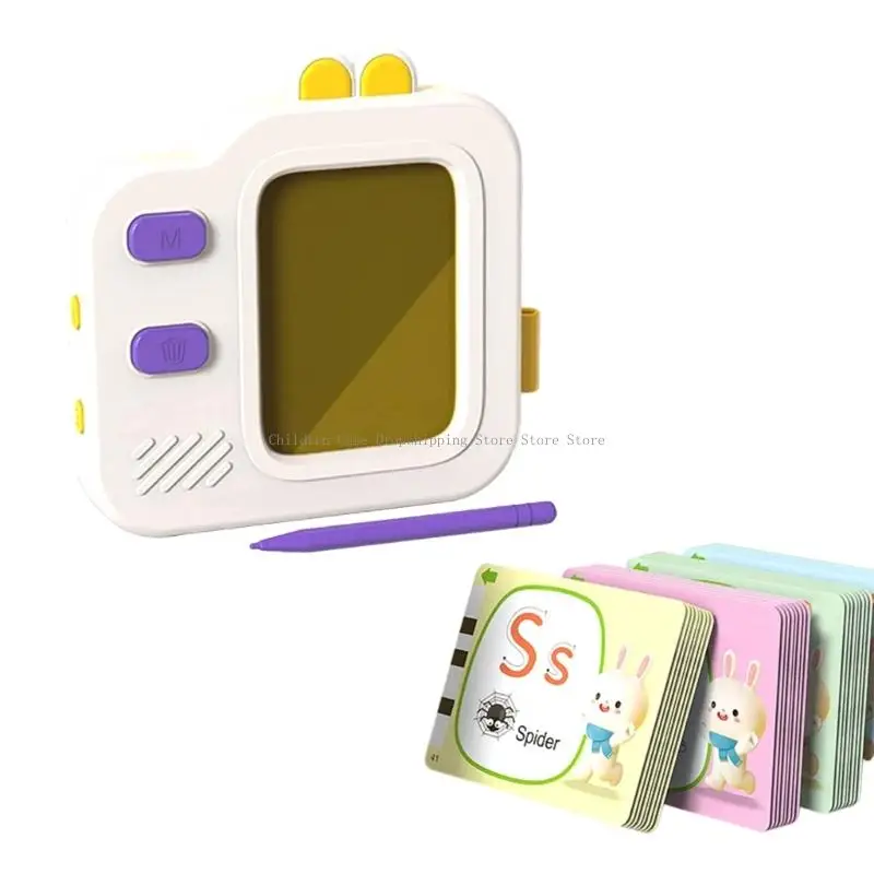Leermachine voor kinderen met LCD-scherm en flashkaart voor eerste lezing Schrijven Handvaardigheidsontwikkeling Educatief