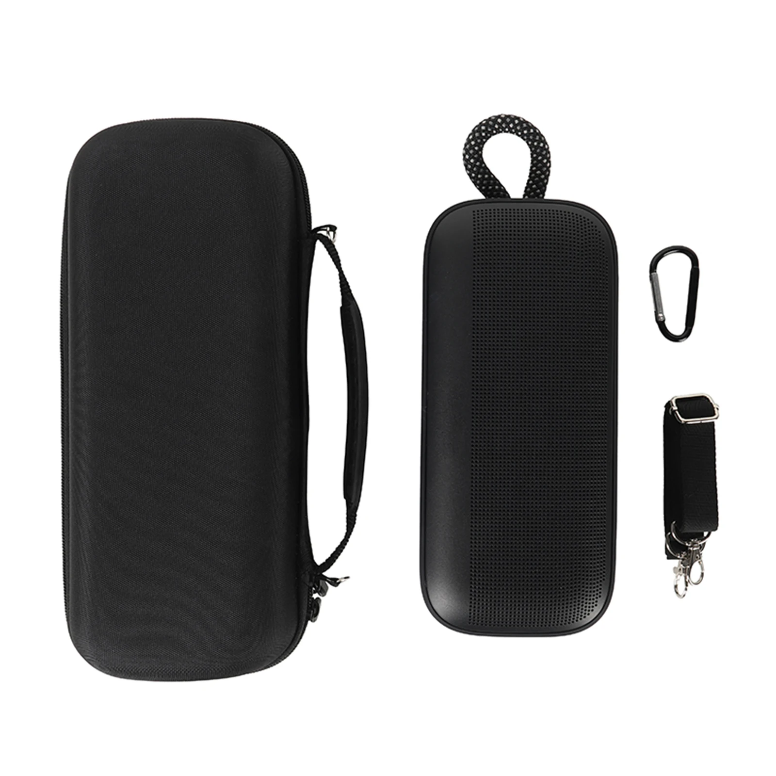 حقيبة مكبر صوت محمولة مع حزام كتف ومقبض حمل حقيبة سفر صلبة من مادة EVA لمكبر صوت Bose Soundlink Home BT