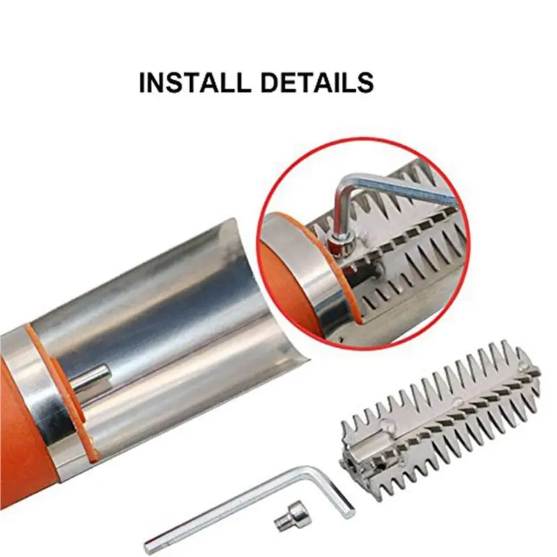 A69E2X Electric Fish Scaler,Cordless Fish Scaler Scale Scraper Remover Cleaner Skinner Kit With Rechargeable Battery US Plug