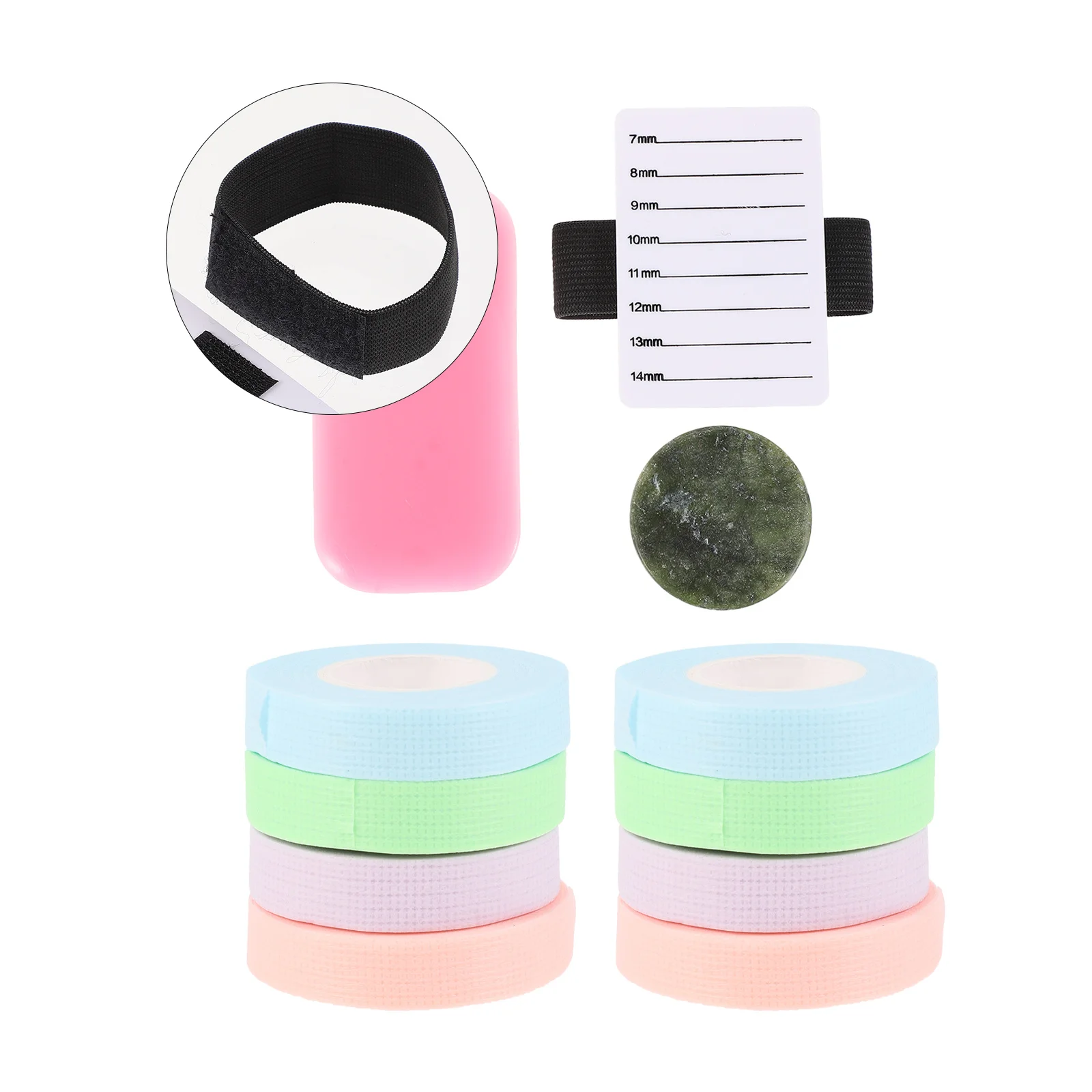 

11Pcs Eyelash Grafting Supplies Sticky Fabric Tapes for Eyelash Extensions Great for Home and Salon Use Lash Tapes