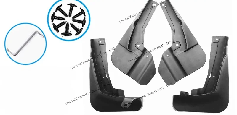 For GWM Wey 07 Lanshan Blue Mountain 2023 - 2027 Mud Flaps Fender Cover Flares Splash Guard Cover Exterior Accessories