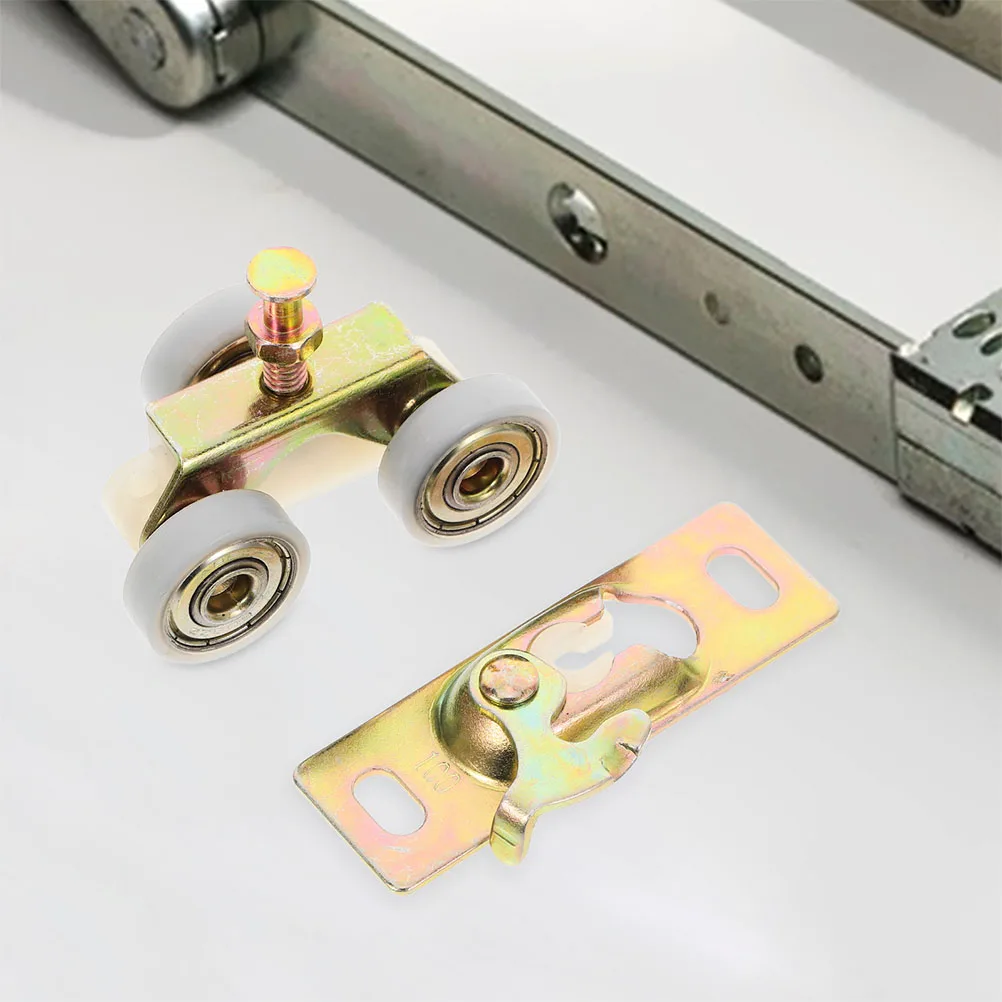 

Glass Sliding Door Pulley Mirror Roller Closet Wheels Replacement Sliding Cabinet Hardware Screen Bearings Nylon Quiet Bathroom