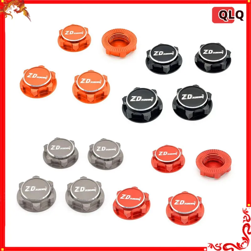 4pcs/set RC Car Aluminum 17mm Hex Wheel Nuts Dustproof Anti-Skid Non-slip for 1/8 Traxxas X-Maxx Summit E-Revo Buggy RC Truck