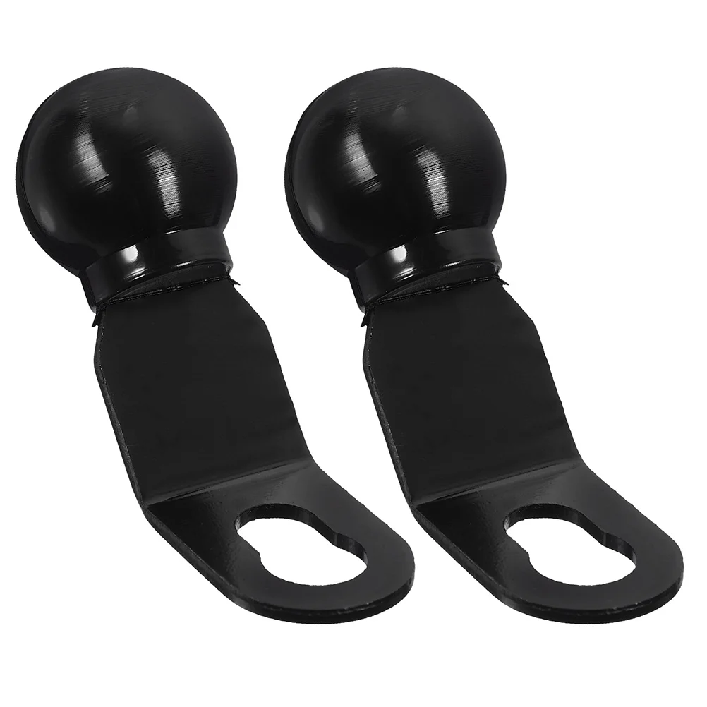 

2Pcs Aluminum Alloy Ball Head Phone Mount Base Motorcycle Fork Handlebar Clamp Holder Bike Stem Mount