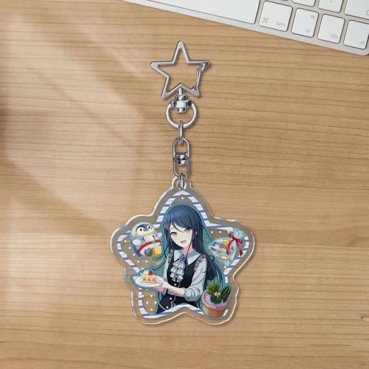 أنيمي مشروع Sekai المفاتيح الكرتون Yoisaki Kanade Akiyama Mizuki Kamishiro Rui الاكريليك قلادة كيرينغ مجوهرات اكسسوارات