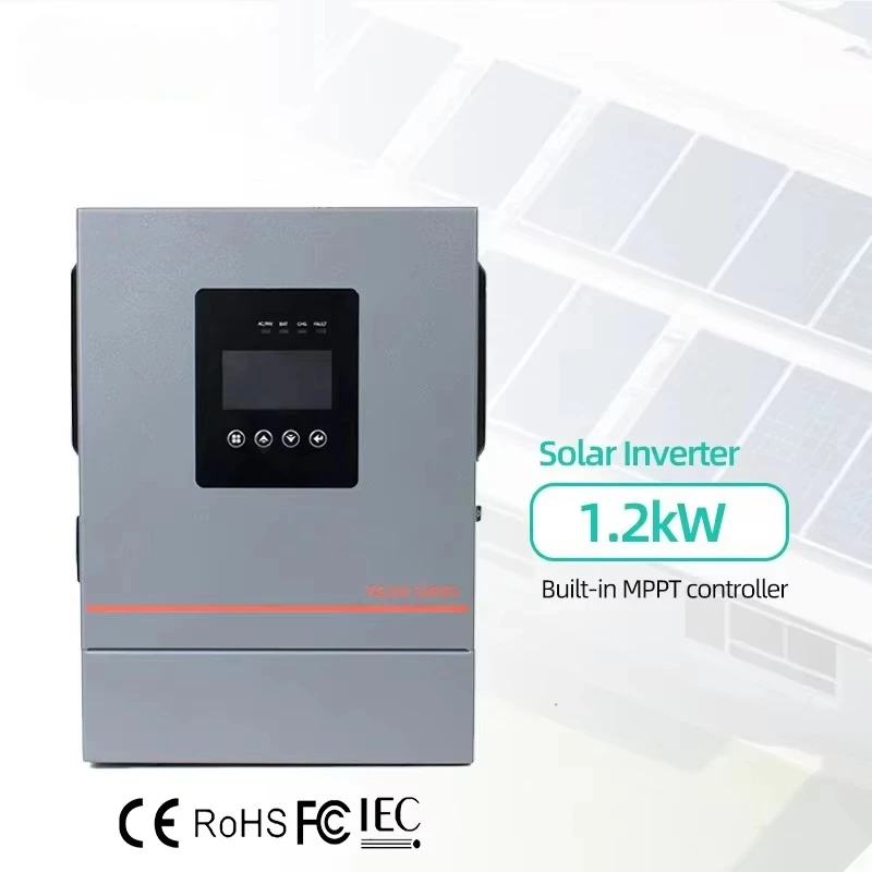 

Высокоэффективный гибридный солнечный инвертор MPPT 800 Вт, 50/60 Гц, 220/240 В переменного тока, с одним выходом, автономный, для литиевых батарей, с ЖК-дисплеем, чистая синусоида