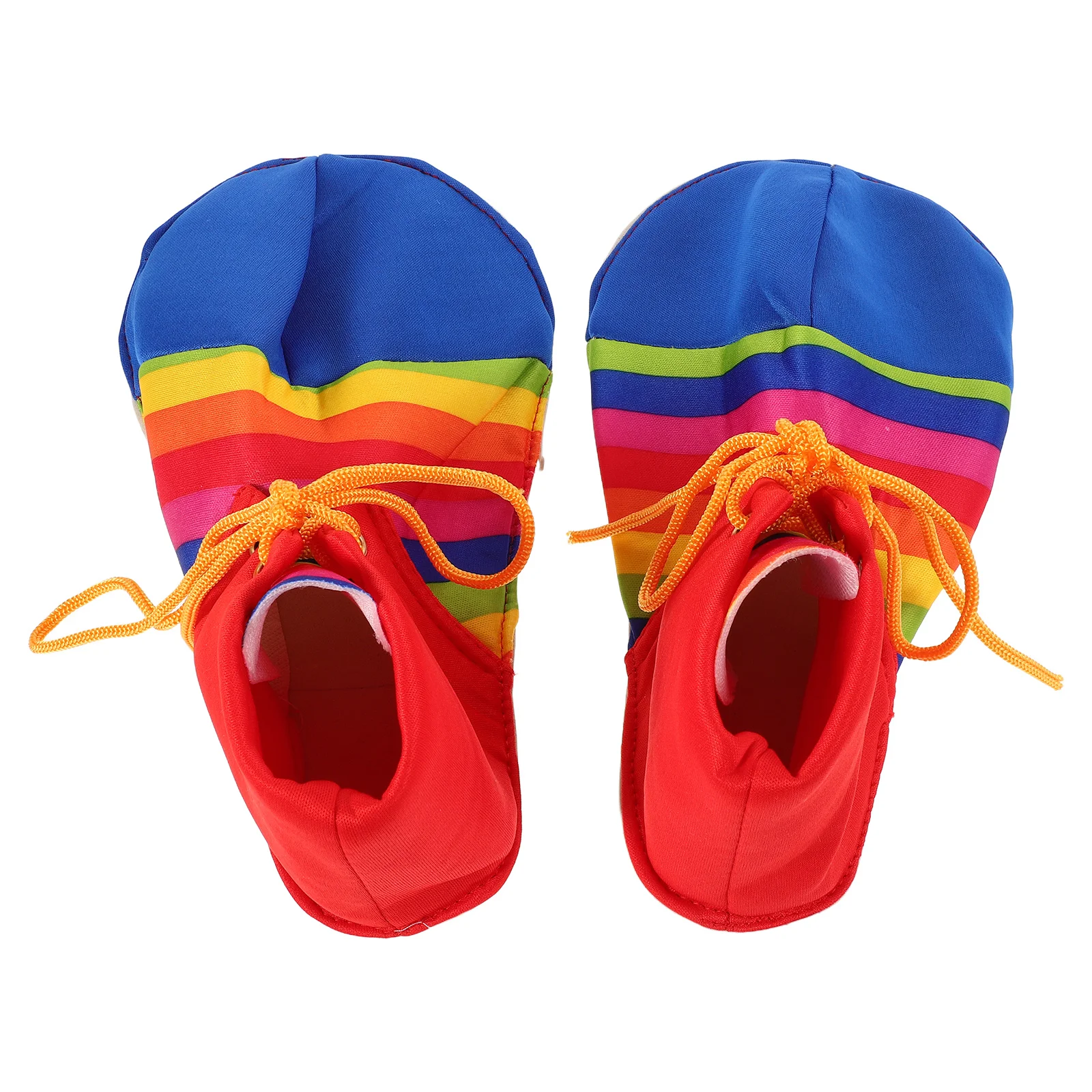 

1Pair Clown Shoes Colorful Unisex Funny Party Footwear for Stage Cosplay Performance Holiday Events Entertainer Costume