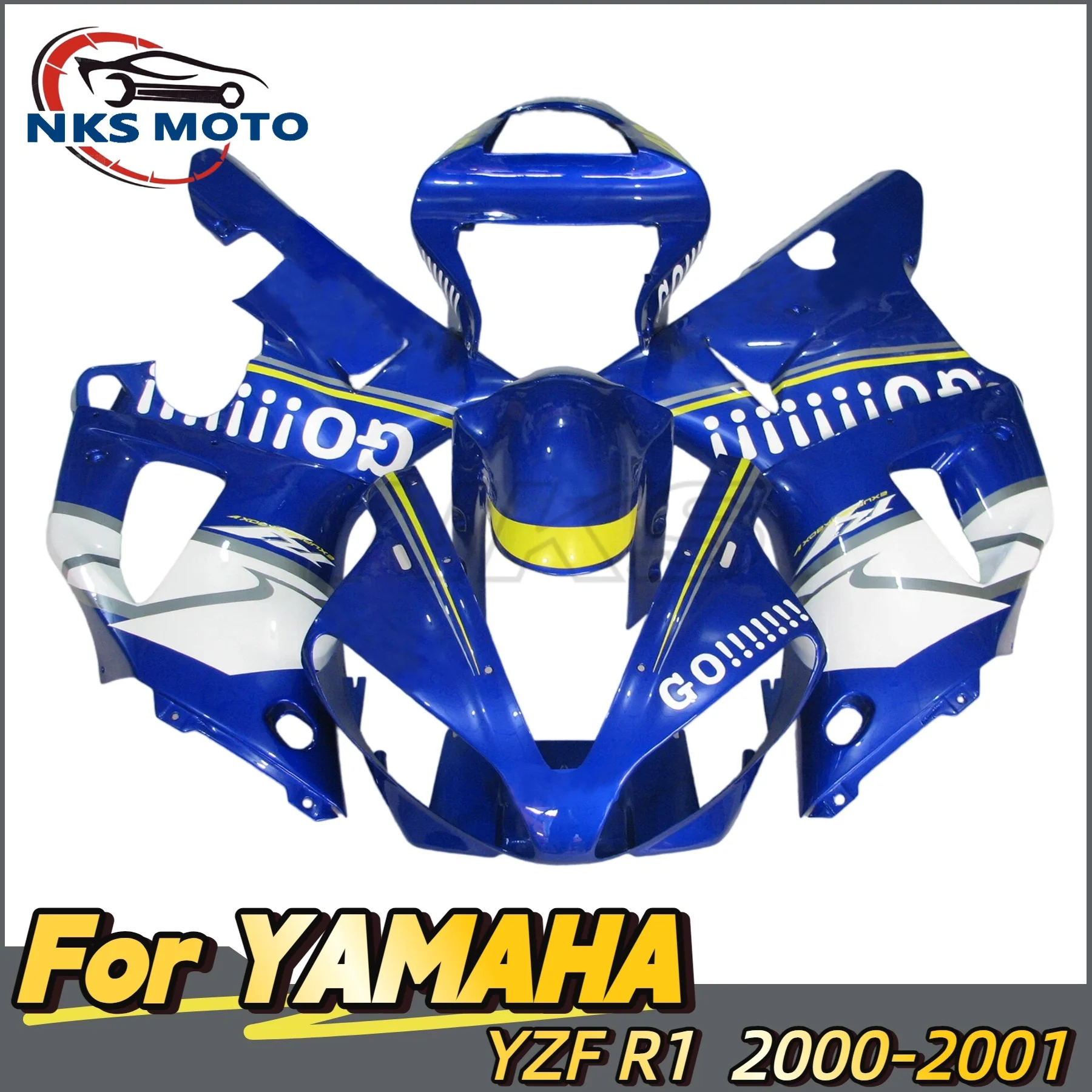 Fit For Yamaha YZF R1  2000 2001 Motorcycle Black Injection Molding Air Duct Insert Fairing Panels