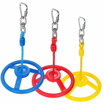 Children&#x27;s climbing wheel obstacle monkey swing for kids wheel jungle courtyard gym obstacle Slacking arm strength training