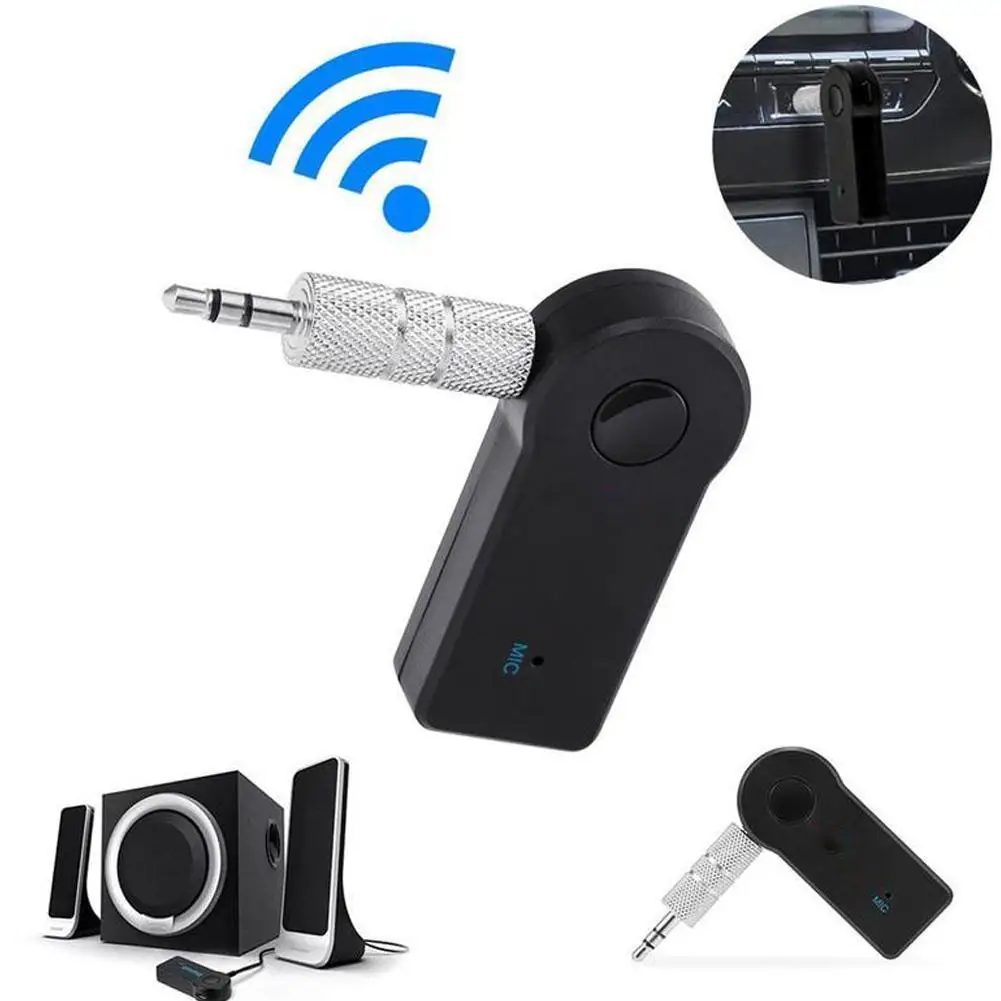 Bluetooth 5.0 alıcı Zender adaptörü otomatik Bluetooth alıcı 3.5mm ses Aux adaptörü ses dönüştürücü aksesuarları
