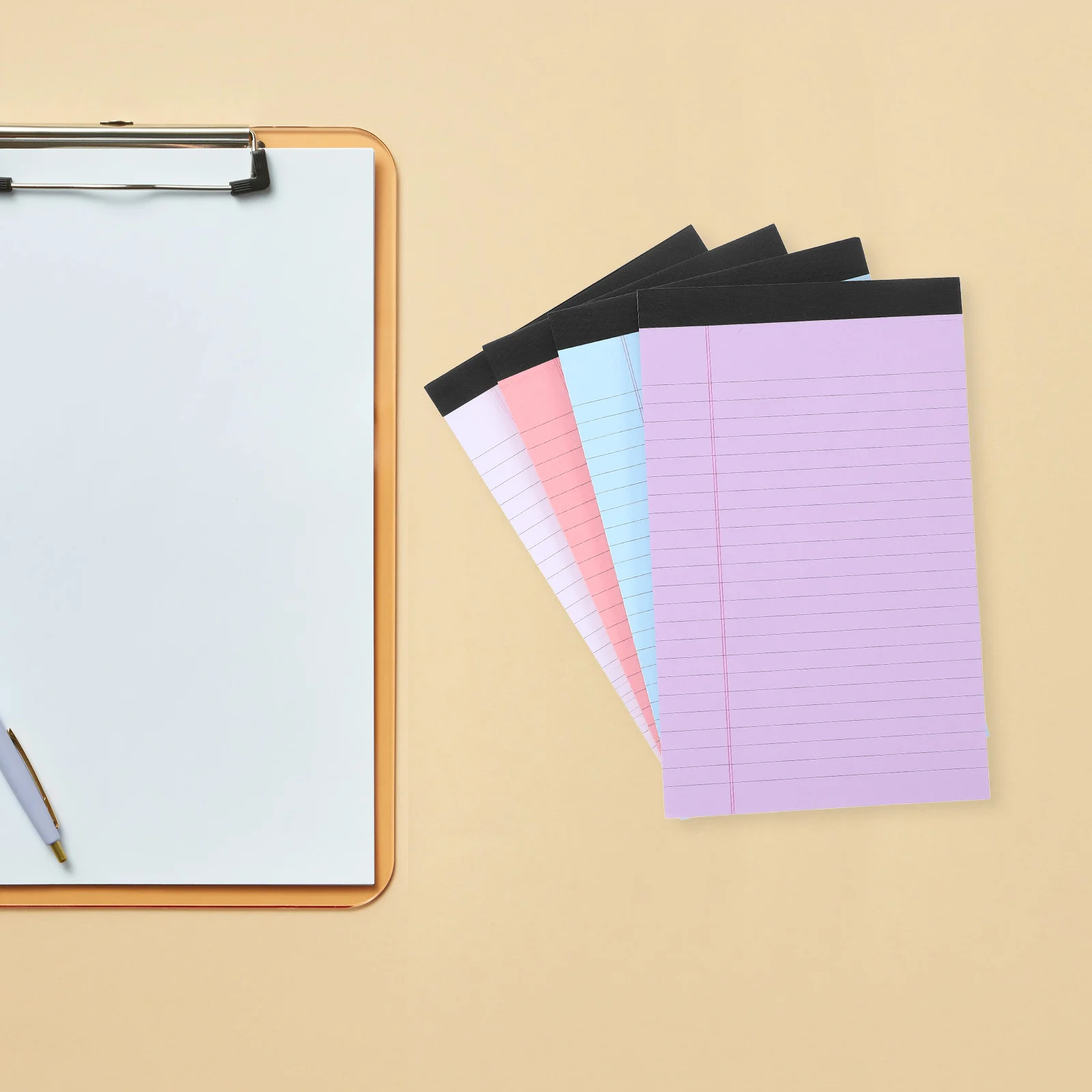 Spiral Notebooks College Ruled Paper Notepad Pads for Work Memo Binders Portable