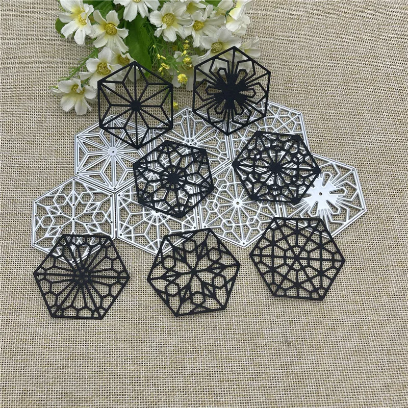 Rhomboid Lace background Metal Cutting Dies Stencils For DIY Scrapbooking Decorative Embossing Handcraft Template