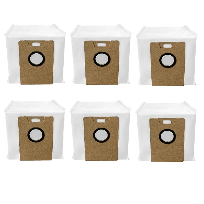 A11R 6-teiliger Staubbeutel für TP-Link Tapo RV30 Max Plus / RV20 Max Plus, Lydsto R1 Edge, Miwhole M9 Lite, Roidmi Eve Rook Sweeper