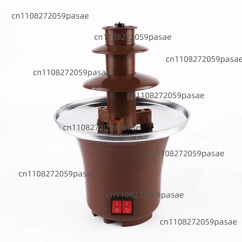 

Домашний мини-фонтан для шоколада, машина для производства шоколада, мини-набор для самостоятельного приготовления шоколада в три слоя для вечеринок