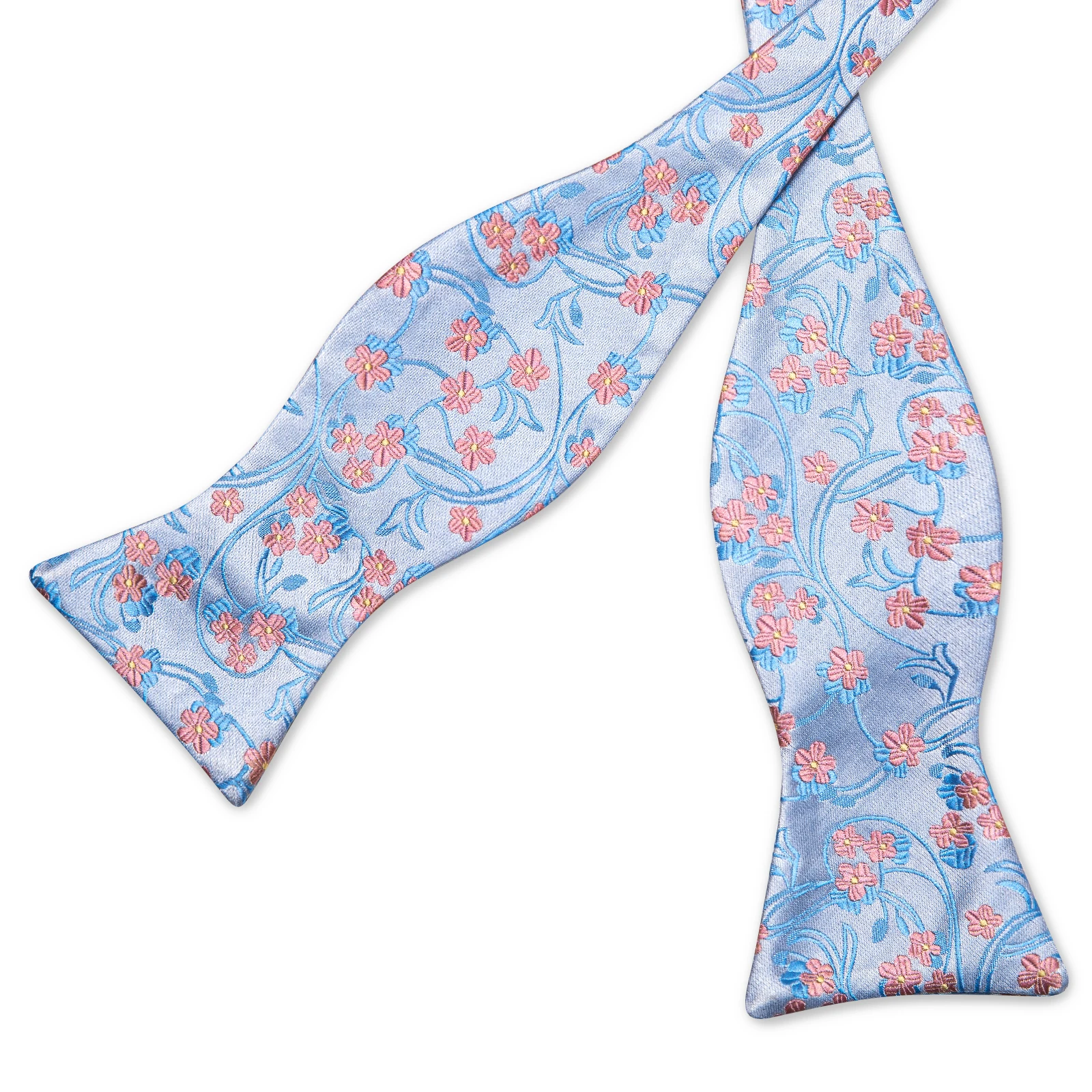 Exqusite männer Selbst-krawatte Bowties Hochzeit Krawatten Für Mann Zubehör Manschettenknöpfe Hanky Brosche Set Rot Schwarz Gelb blau Bowtie – Detail 8