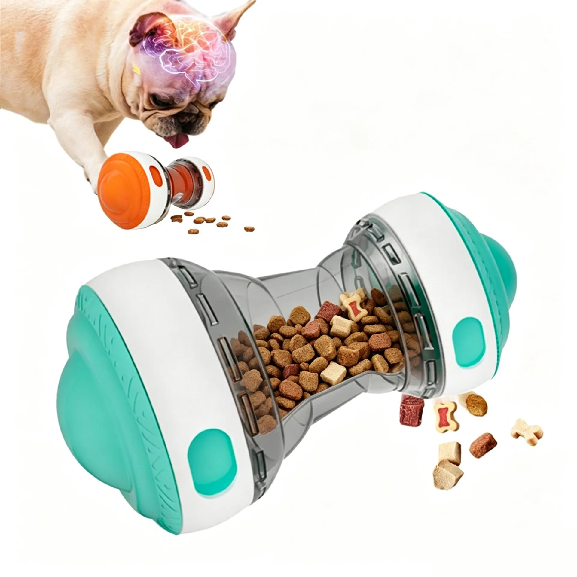 Dog Treat Puzzle Toy - Giocattolo a Sfera Resistente ai Morsi
