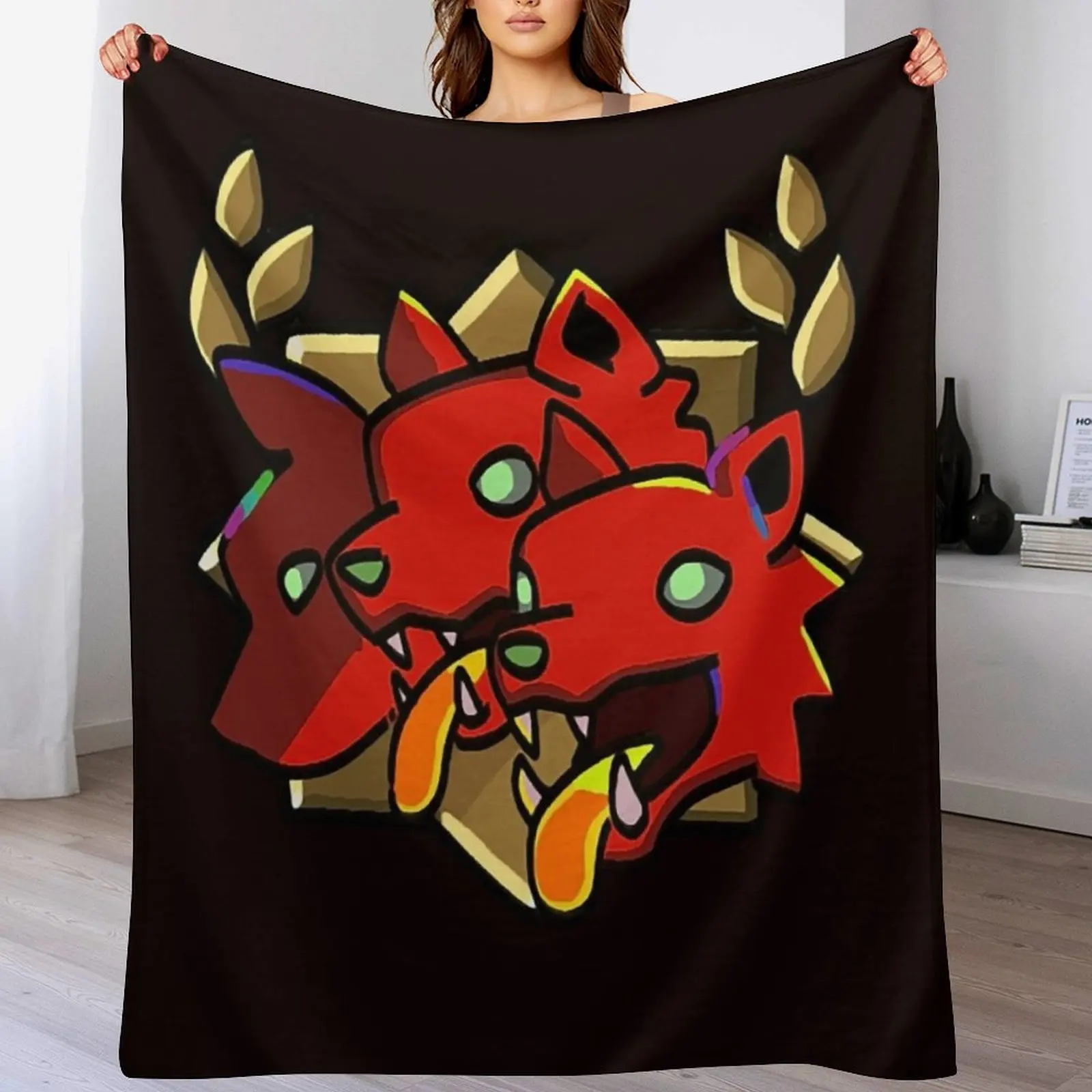 

Cerberus Bond Throw Blanket Decorative Sofas blankets ands Multi-Purpose Blankets