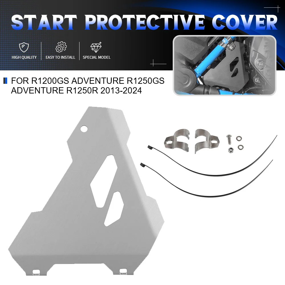 

For BMW R1250R R1250GS R1200GS LC Adventure ADV R1200 R1250 GS R 2024 Motorcycle R 1200 1250 GS Starter Protector Guard Cover