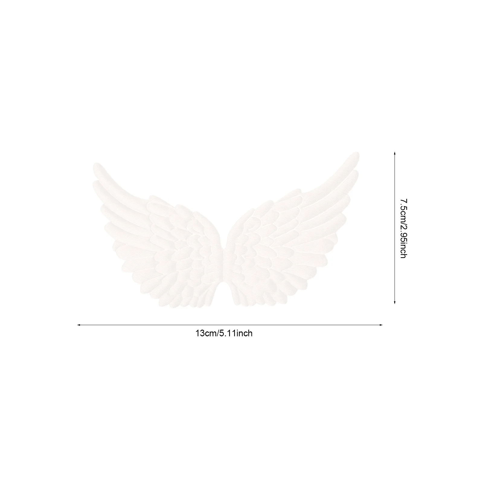 18 Buah Kerajinan Sayap DIY Dekorasi Sayap Malaikat Realistis yang Indah untuk Dekorasi Tas Dekorasi Pesta Ornamen DIY