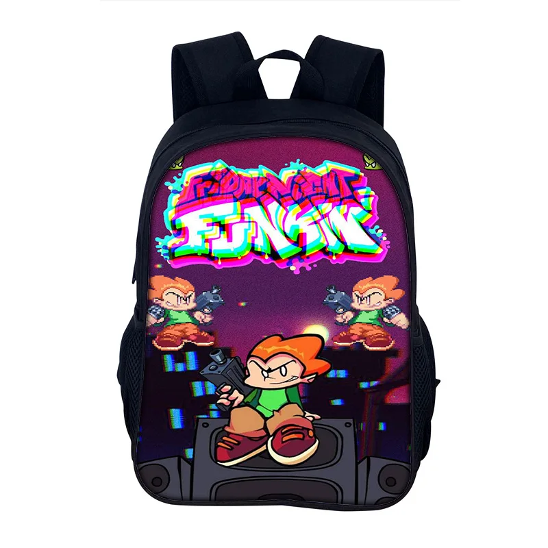 Friday Night Funkin Cartoon Backpack School Bag 40cm/15.7inch Backpack Book Bags Computer Backpack for Boy Girl Best Gift