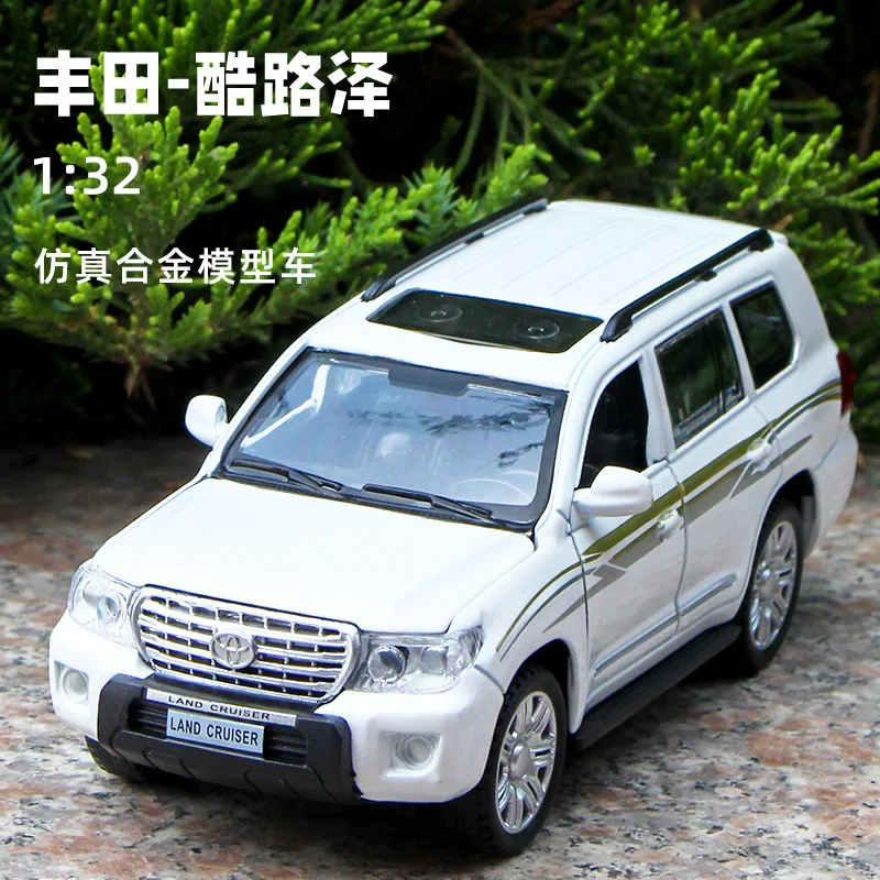 智冠天下 1/32 トヨタ ランドクルーザー 合金モデル オーバーベアリング プルバック サウンド＆ライト おもちゃの車 ボックス