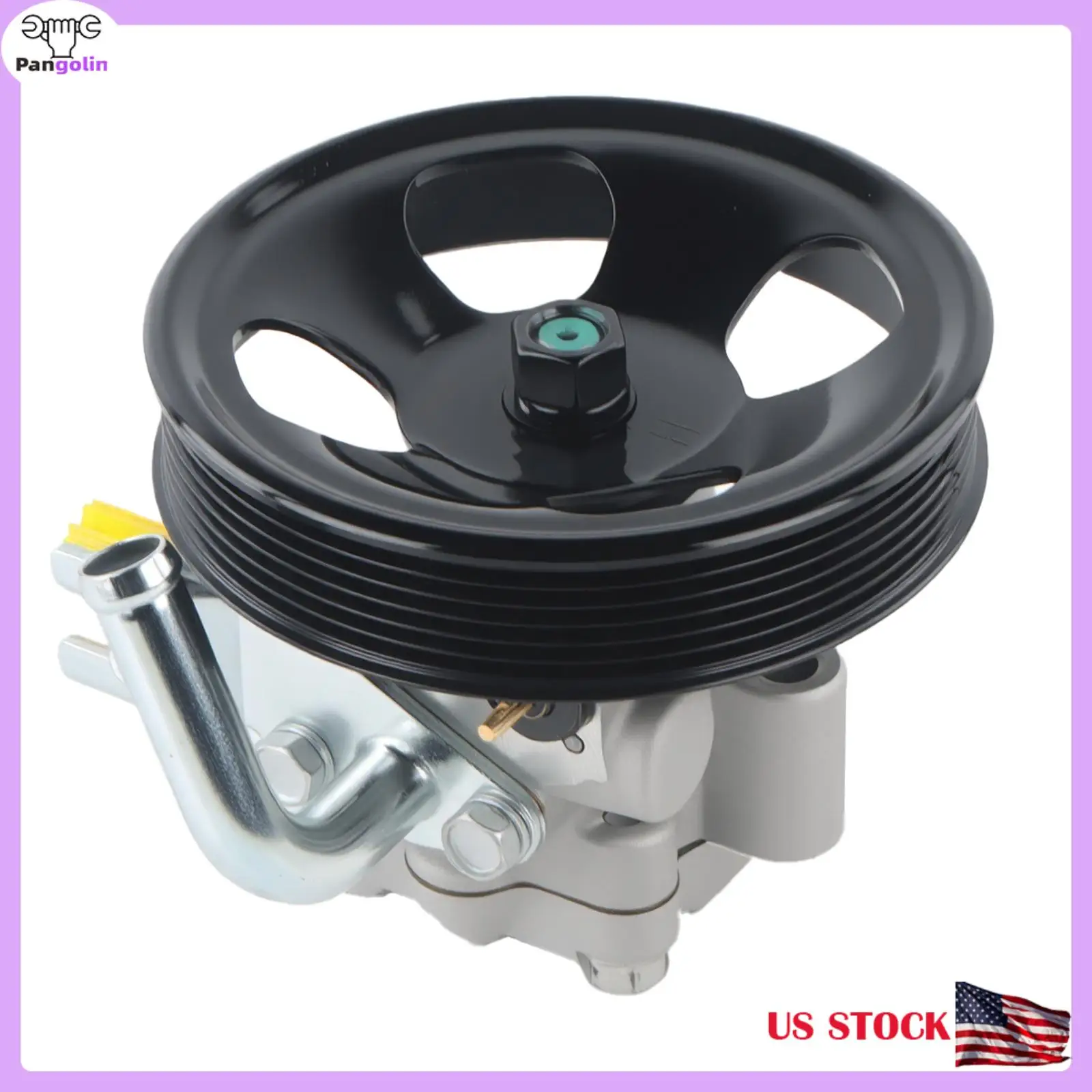 

Pangolin Power Steering Pump With Pulley for Hyundai Tucson 2008-2009 GL V6 2.7L AAZ215449 21-5449 57100-2E100 57100 2E100