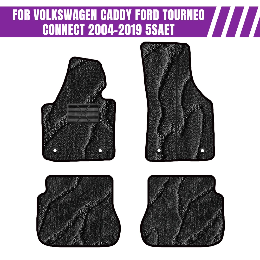 

Car Floor Mats For Volkswagen Caddy Ford Tourneo Connect 2004–2019 5saet Non-Slip Car-Specific Fit Car Mat Interior Accessories