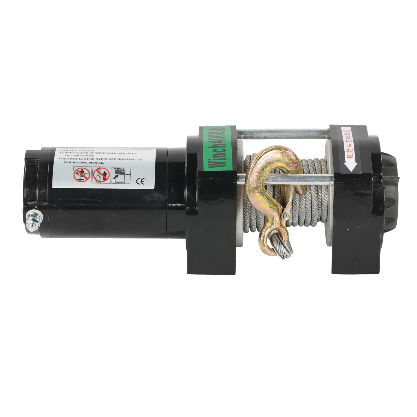 New 12V 24V Electric Car Winch Wire Rope 4500 LBS Load Capacity for ATV SUV Truck Trailer Off-road Vehicles Remote Control