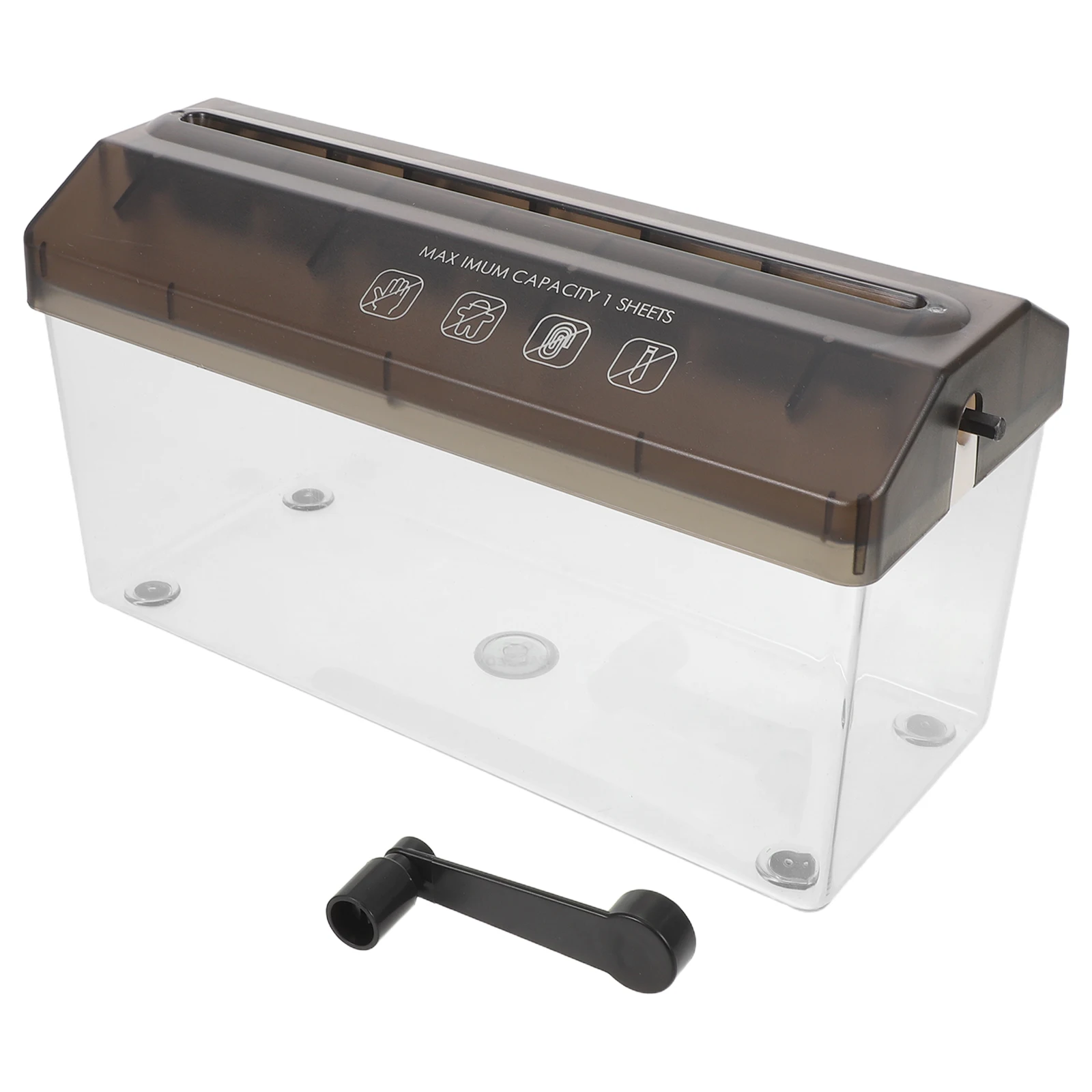 

Manual Paper Shredder For Home Office Compact Portable Hand Crank Stripe Cut A4 Shredding Tool Quiet Desktop Use Pp Steel Sturdy