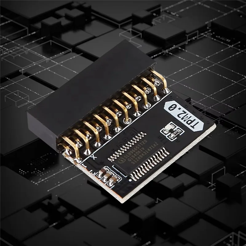 Placa de módulo de segurança criptografada Classy-TPM 2.0 Módulo de segurança de criptografia de 20 pinos para placa-mãe ASUS Gigabyte