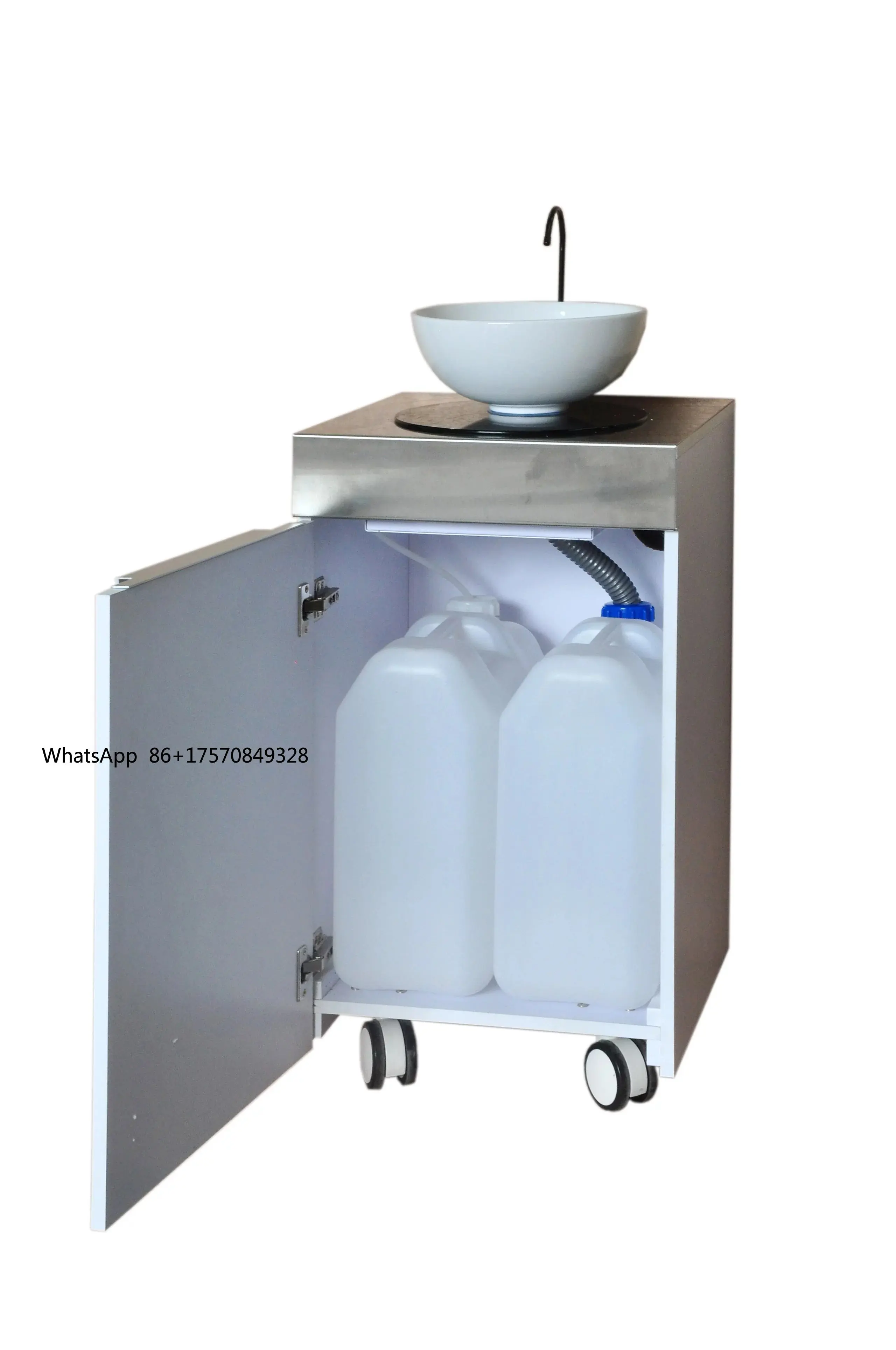Exhibition Electric Portable Basin Sink Washbasin Washbasin with water tank, no plumbing and heating function view 6