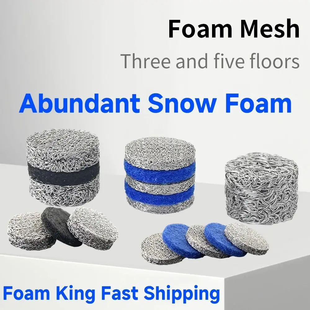 1Pcs Snow Foam Lance Parts Mesh Nozzle Richer Lather 3000 PSI Orifice Nozzle Tips for High Pressure Washer Multi-layer