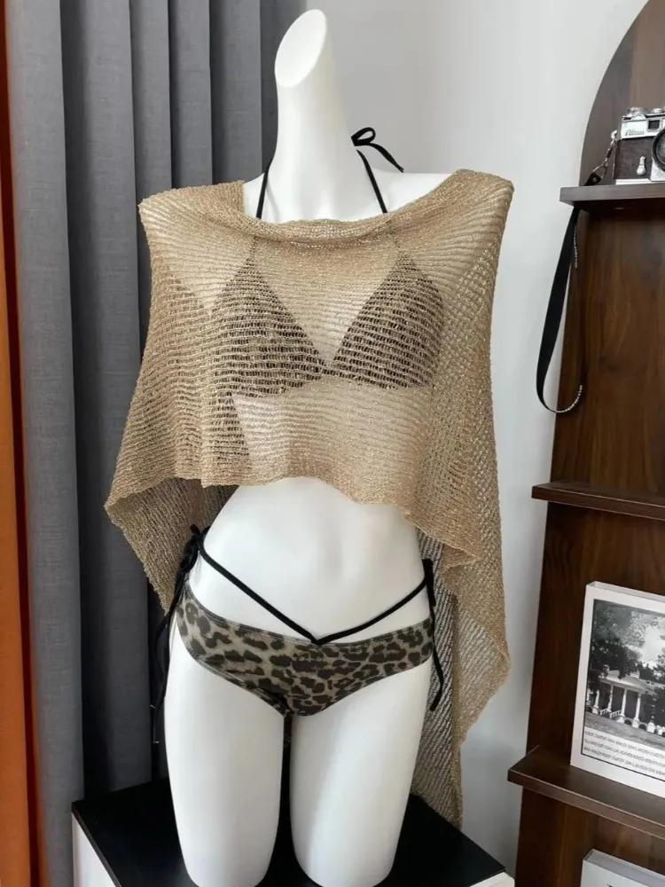 Fashion Leopard Print Push Up Bikini Set High Cut Two Piece Swimwear Quick Dry Comfortable Beach Bathing Suit Ladies 2026 New