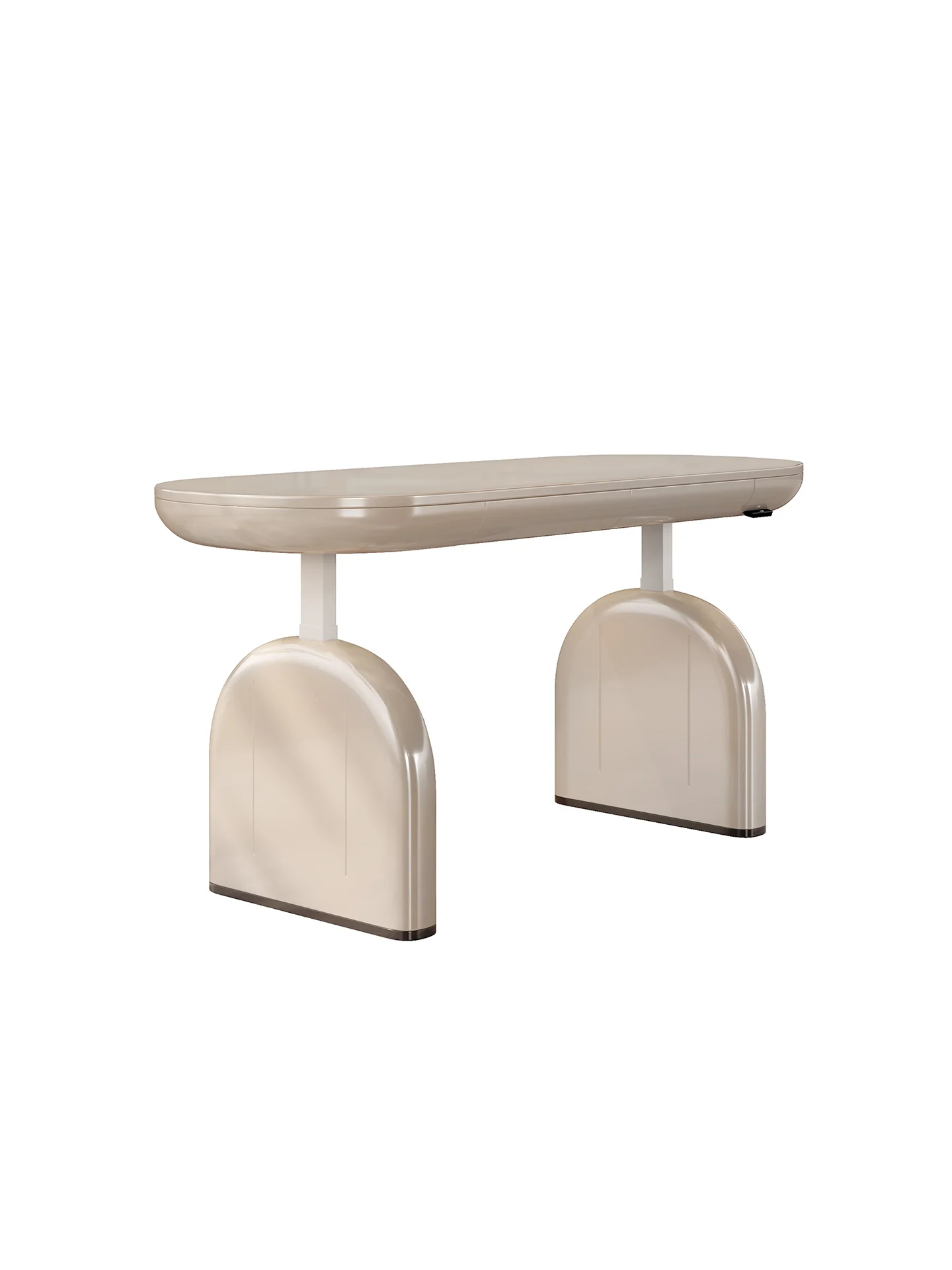 Moderner Arbeits-Computertisch mit elektrischem Lift S