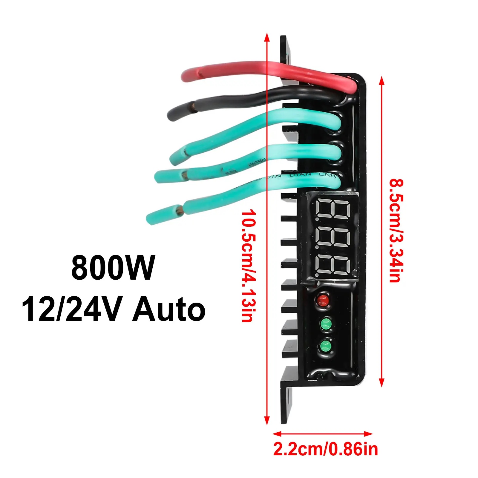 1pc 500/800W-MPPT Wind Turbine Controller Windmill Generator Charge Controller With Overcharge Protection IP67 Waterproof