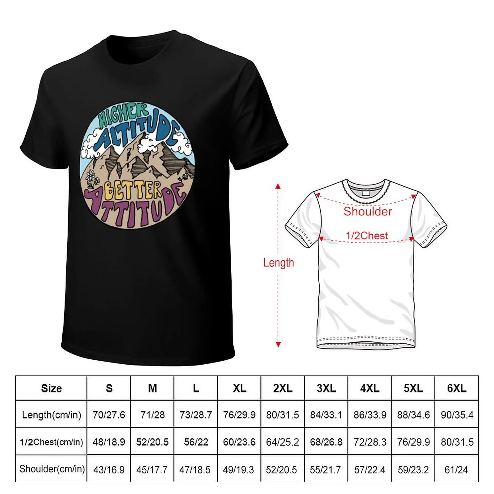 high altitude T-Shirt man t shirts for men T-Shirt