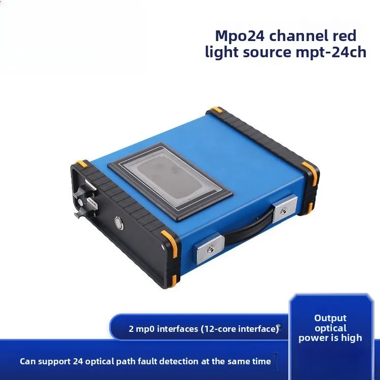 Red light source tester MPO24 channel light path light detection  source tester