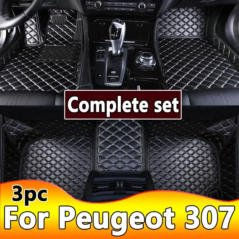 Custom 3D Car Floor Mats for Peugeot 307 2004-2013 307 SW 308 CC 2009-2019 308 SW 2007-2019 Interior Accessories