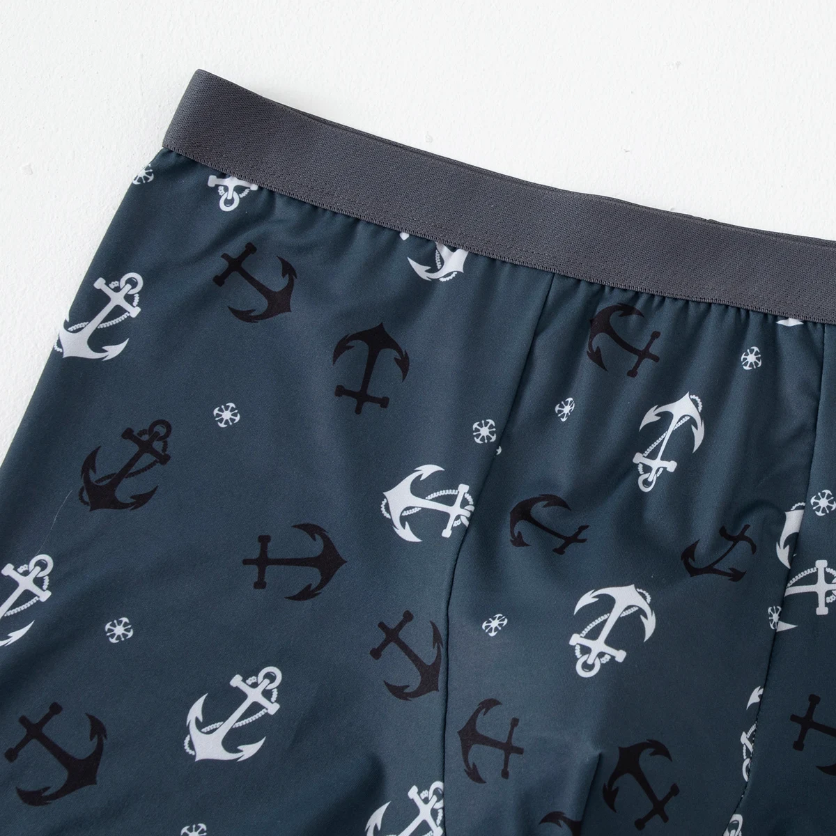 4-teiliges Set bedruckter Unterwäsche für Männer und Jugendliche, bequeme flache Boxershorts mit elastischem Bund, mehrfarbige Freizeitshorts – Detail 21